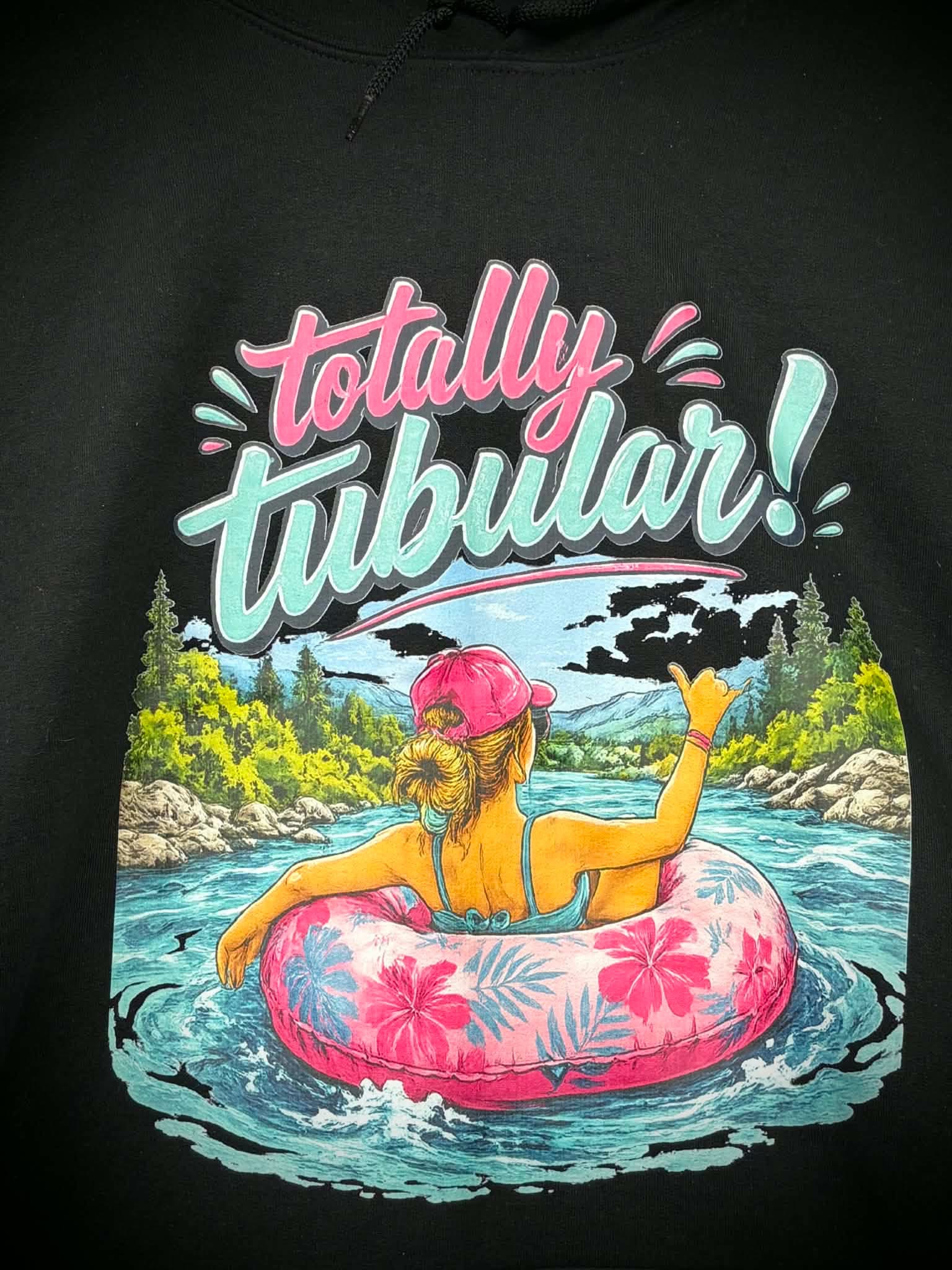 Colorful custom DTF printed shirt by S&B Design & Graphics